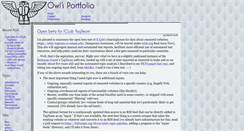 Desktop Screenshot of owlfolio.org